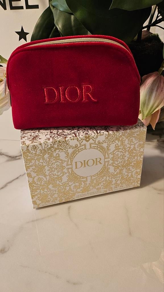Dior pouch limited Edition, Ophalen of Verzenden, Nieuw, Rood, Dame