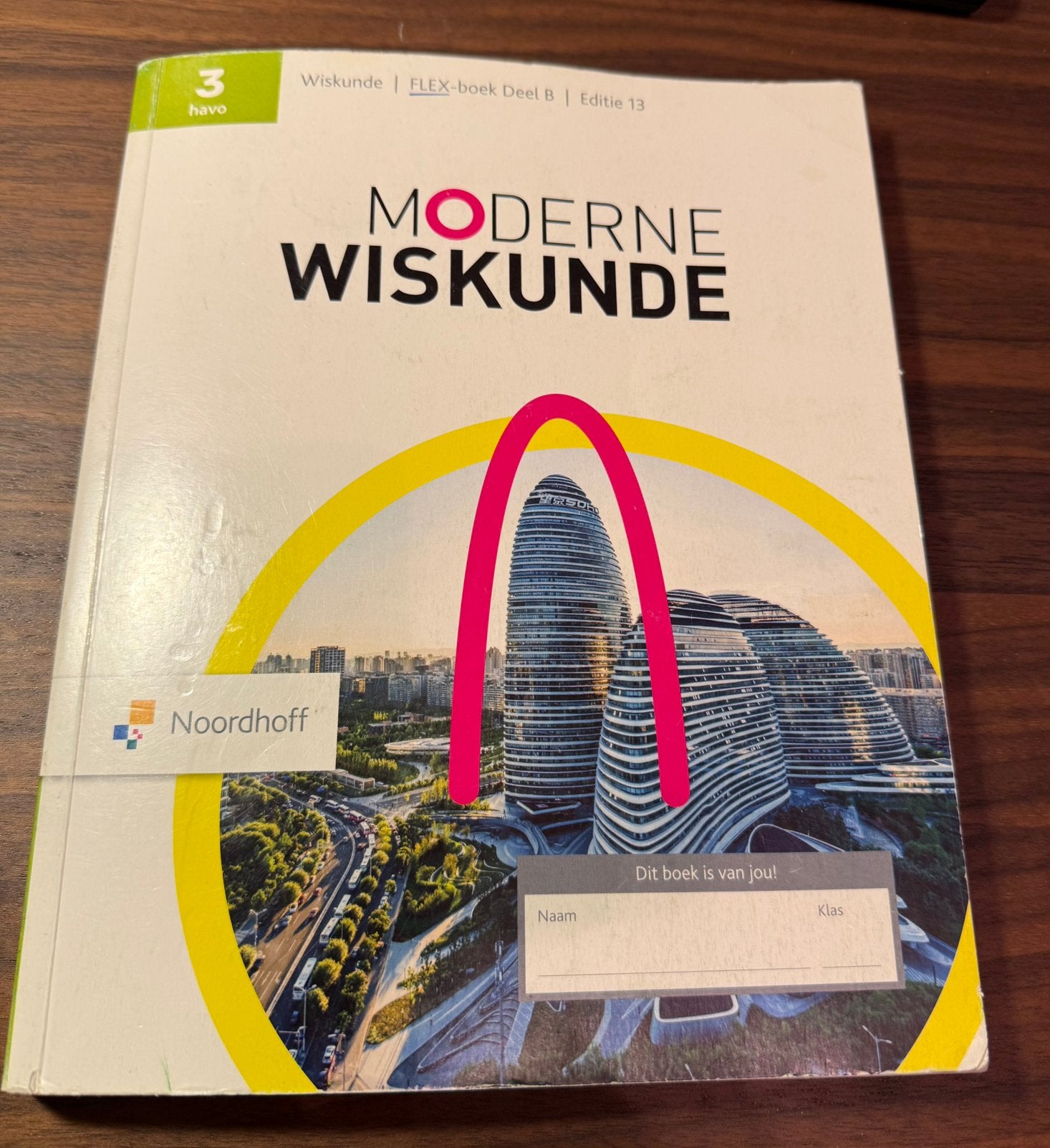 Moderne Wiskunde ed 13.0 havo 3 FLEX boek B, Boeken, Schoolboeken, Ophalen of Verzenden, Zo goed als nieuw, HAVO, Overige vakken