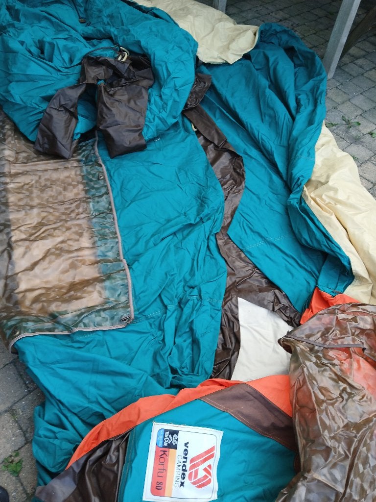 Pyramide tent vintage, Caravans en Kamperen, Ophalen, Gebruikt, Tot en met 2