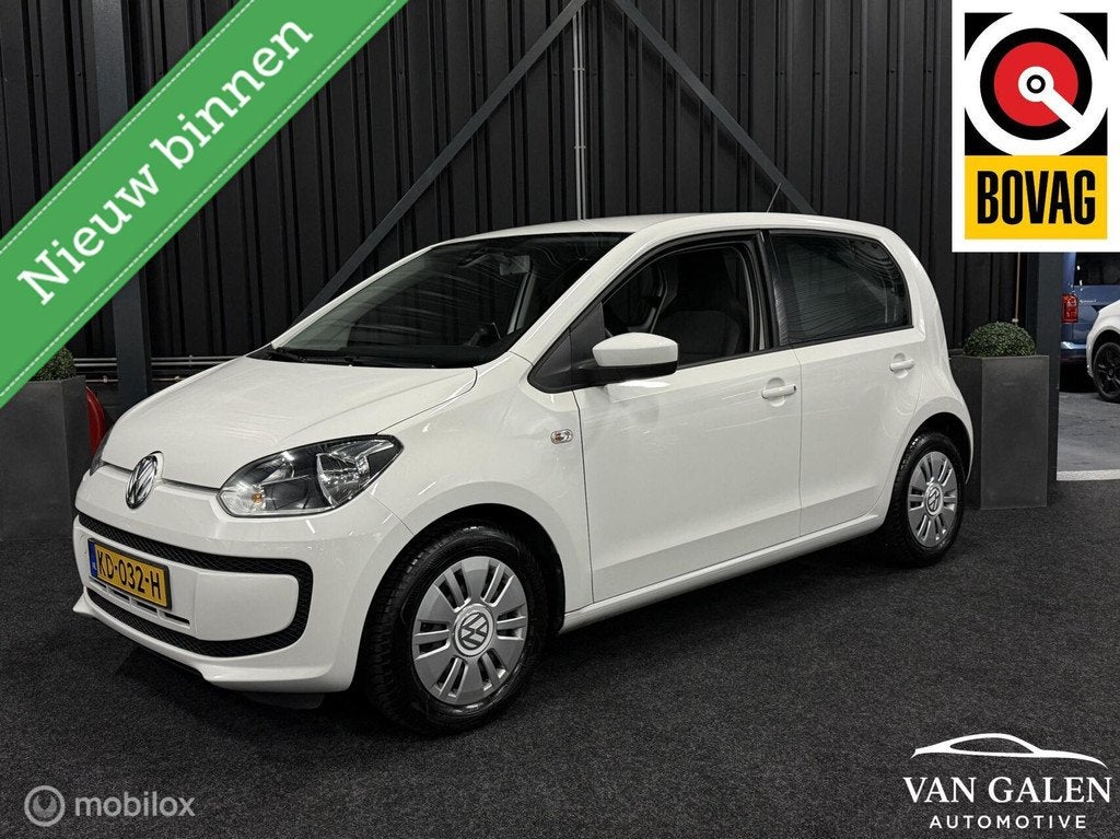 Volkswagen Up! 1.0 BMT move up! 5-Deurs NAP|Airco|Beurt& APK, Voorwielaandrijving, 12 maanden, Gebruikt, Wit