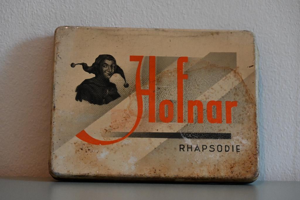 Sigarenblik Hofnar rhapsodie, Verzamelen, Blikken, Ophalen, Gebruikt, Overige, Overige merken