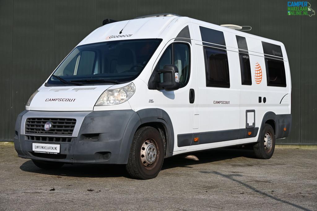 Dethleffs Globecar Campscout 640 '12 Cassetteluifel Zonnepan, Caravans en Kamperen, Campers, Ringverwarming, Tot en met 2, Bedrijf