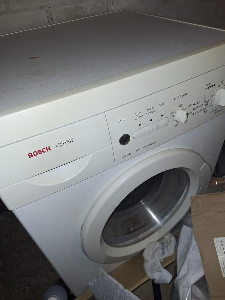 Bosch Exclusiv Maxx WFL 140A wasmachine, Ophalen
