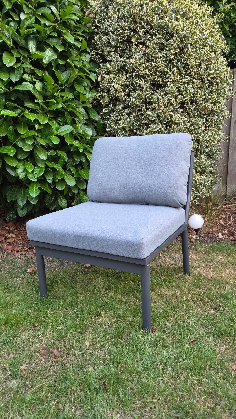 Bois le Duc Tuinstoel - Grijs, Tuin en Terras, Ophalen, Nieuw, Aluminium