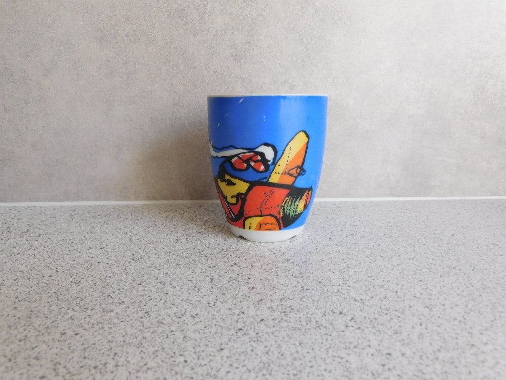 Senseo mok 150 ml. Vliegtuig Herman Brood, Huis en Inrichting, Keuken | Servies, Overige merken, Ophalen of Verzenden, Zo goed als nieuw