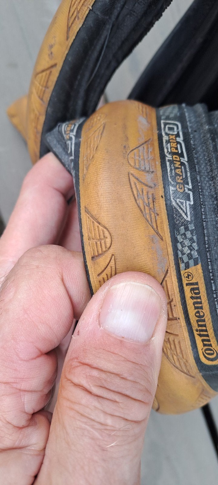 Continental Grand Prix 4000 S II, 23mm racefietsband, Fietsen en Brommers, Ophalen, Gebruikt, Band, Continental