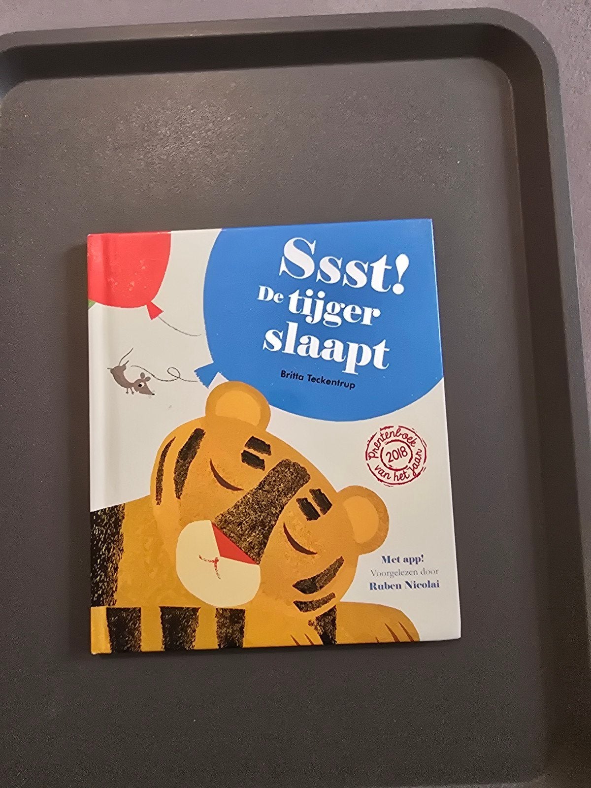 Britta Teckentrup - Ssst! De tijger slaapt, Boeken, Ophalen of Verzenden, Gelezen, Britta Teckentrup