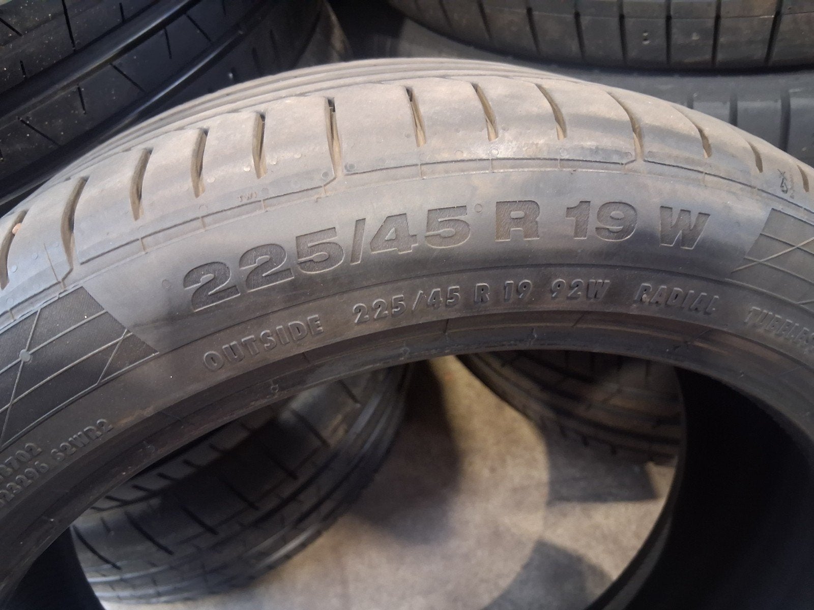 225/45 R19 Continental SportContact 5 SSR Runflat Zomerbande, Auto-onderdelen, Banden en Velgen, Ophalen of Verzenden