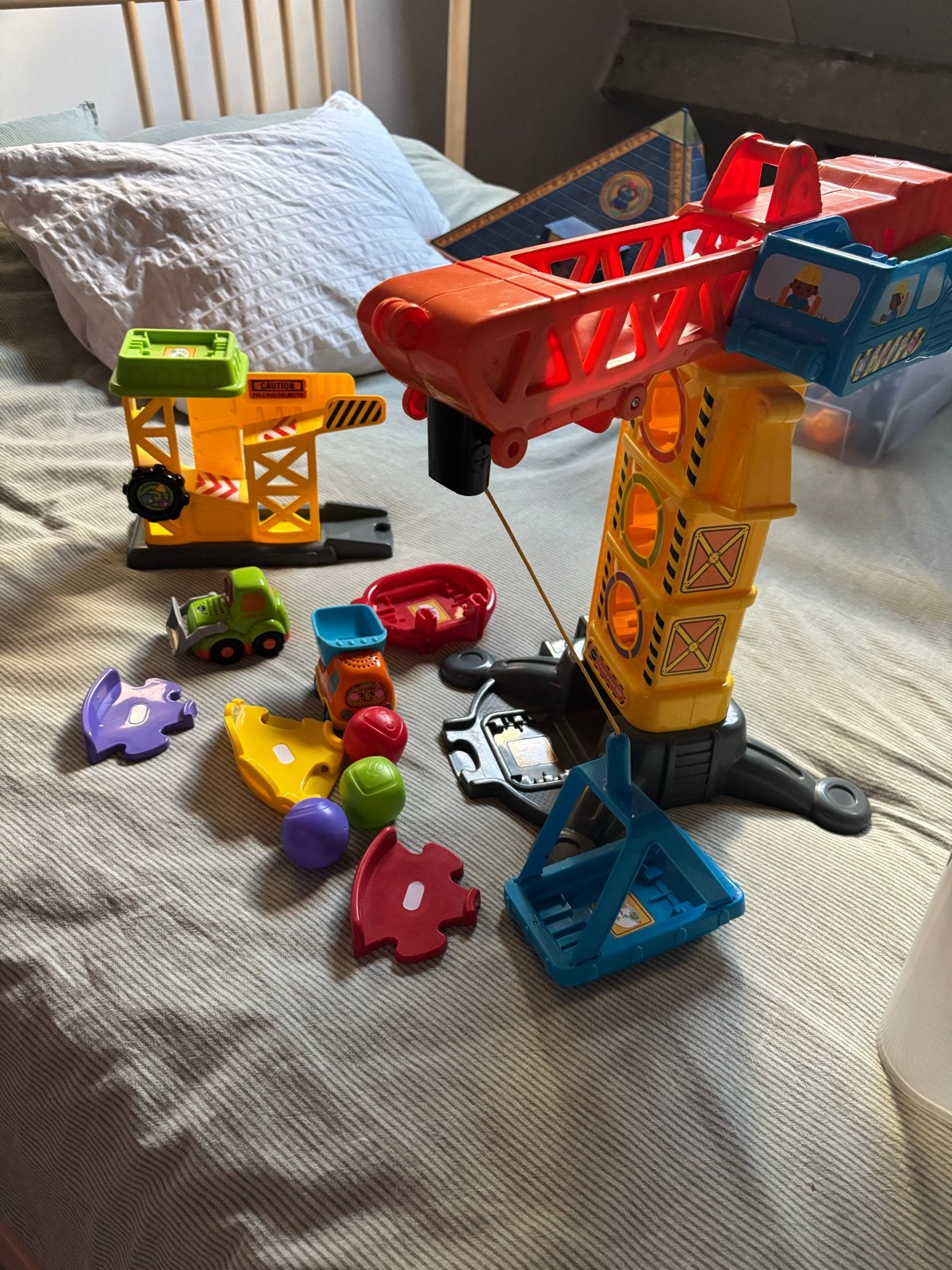 VTech Auto's Kraan en Voertuigen (Engelstalig), Ophalen, Gebruikt