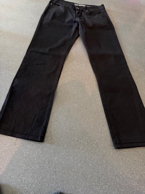 Zoi denim lange broek, Maat 38/40 (M), Zwart, Ophalen of Verzenden, Zo goed als nieuw
