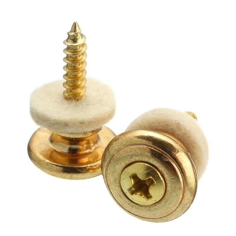 Ibanez style set mushroom strap button goud, Muziek en Instrumenten, Moku Custom Guitars, Nieuw, 4613CB, Ophalen of Verzenden
