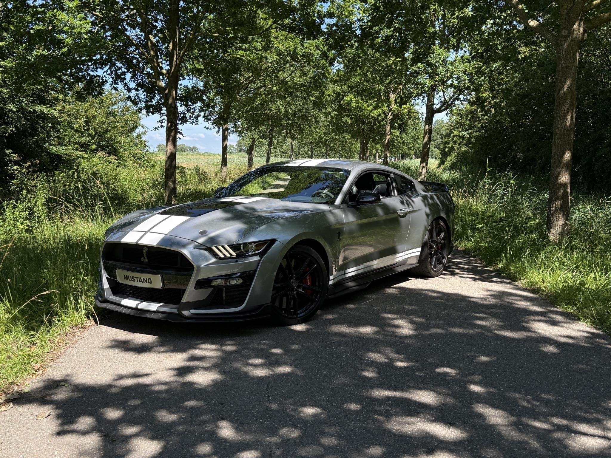 Ford Mustang Shelby GT500 5.2 Supercharged 760 pk, Auto's, Automaat, Stof, Gebruikt, 5163 cc
