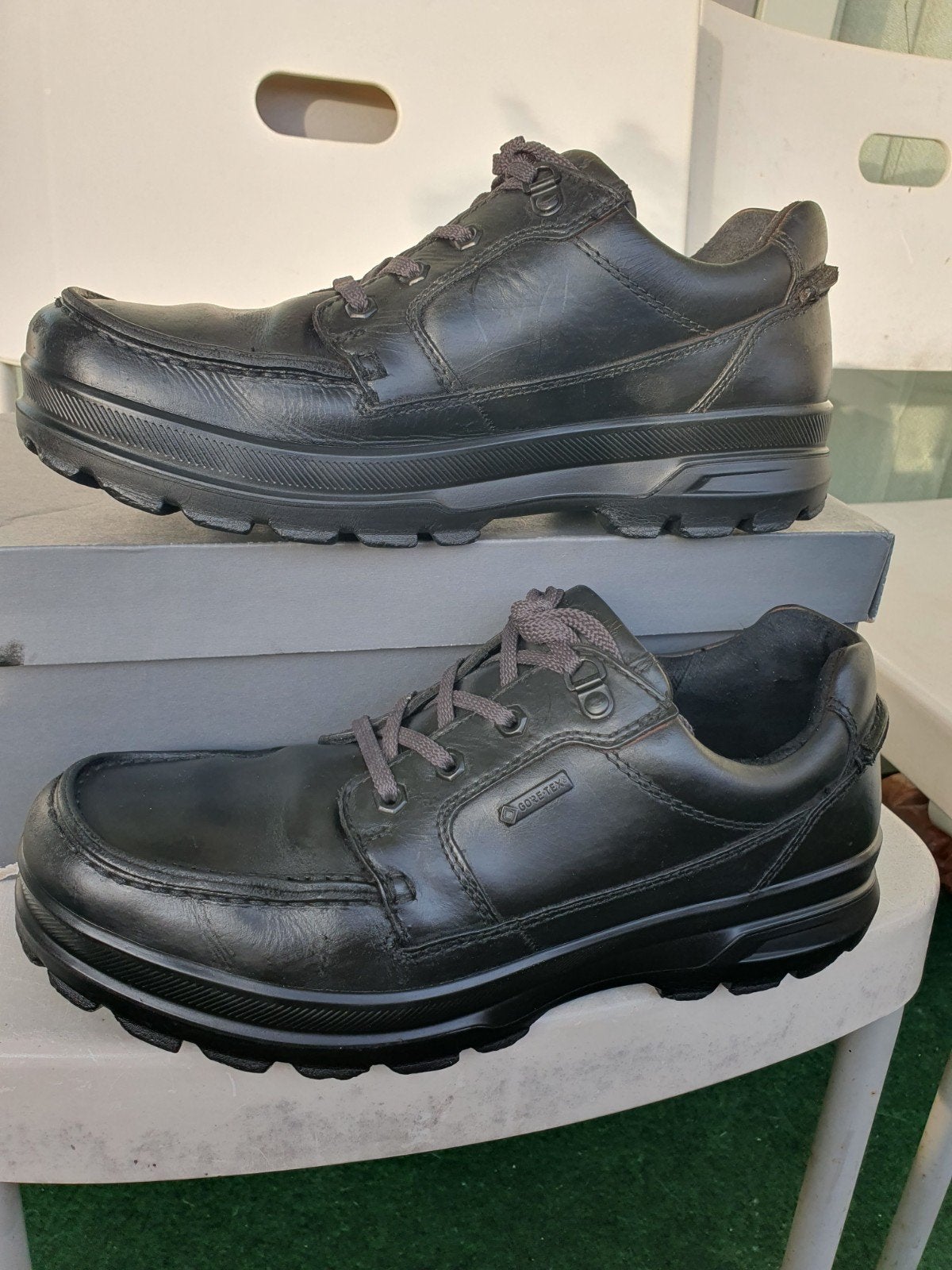 Ecco schoenen maat 43 zo goed als nieuw, Ecco, Zwart, Ophalen of Verzenden, Zo goed als nieuw