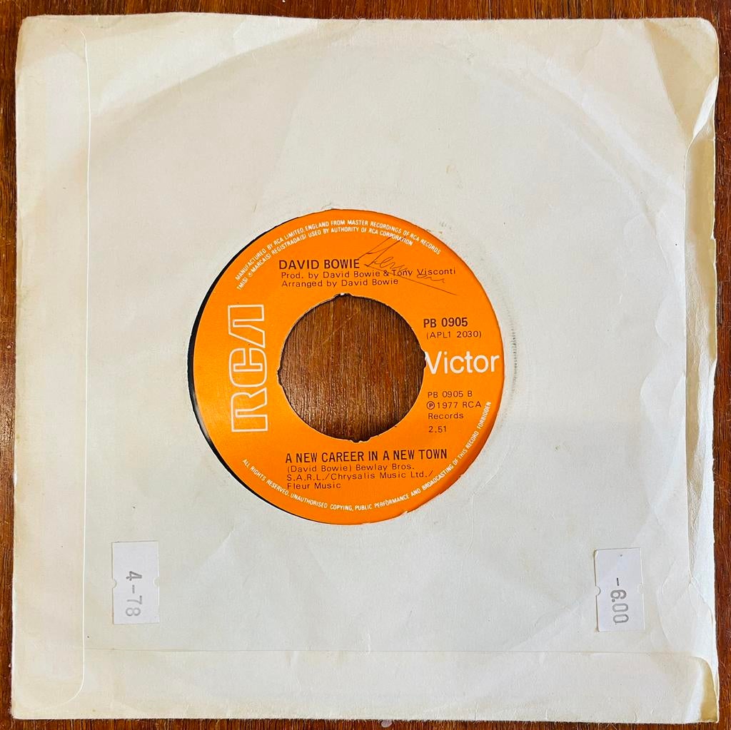 David Bowie Sound And Vision, Gebruikt, Originele persing, 7 inch, Ophalen of Verzenden