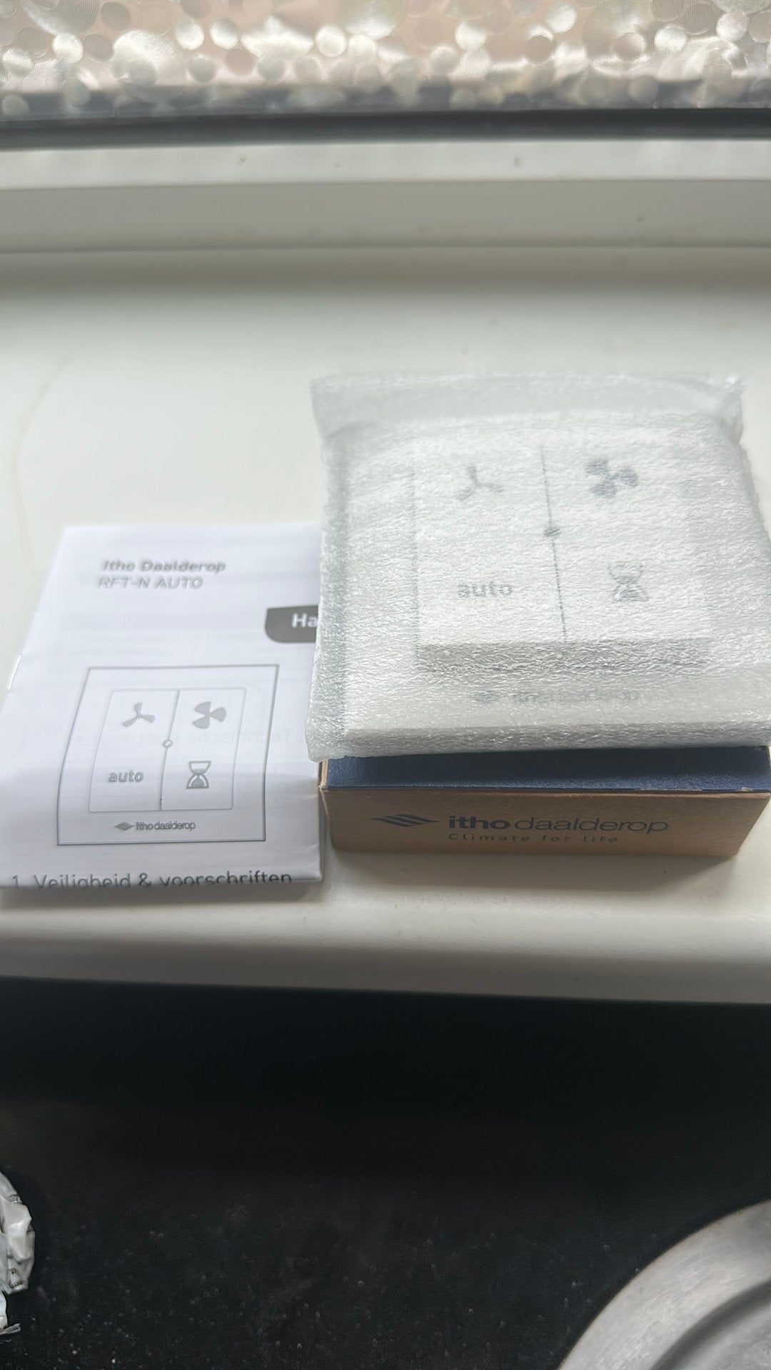 Itho Daalderop RFT-NAuto Draadloze Ventilatiebediening Nieuw, Doe-het-zelf en Verbouw, Ophalen of Verzenden, Zo goed als nieuw