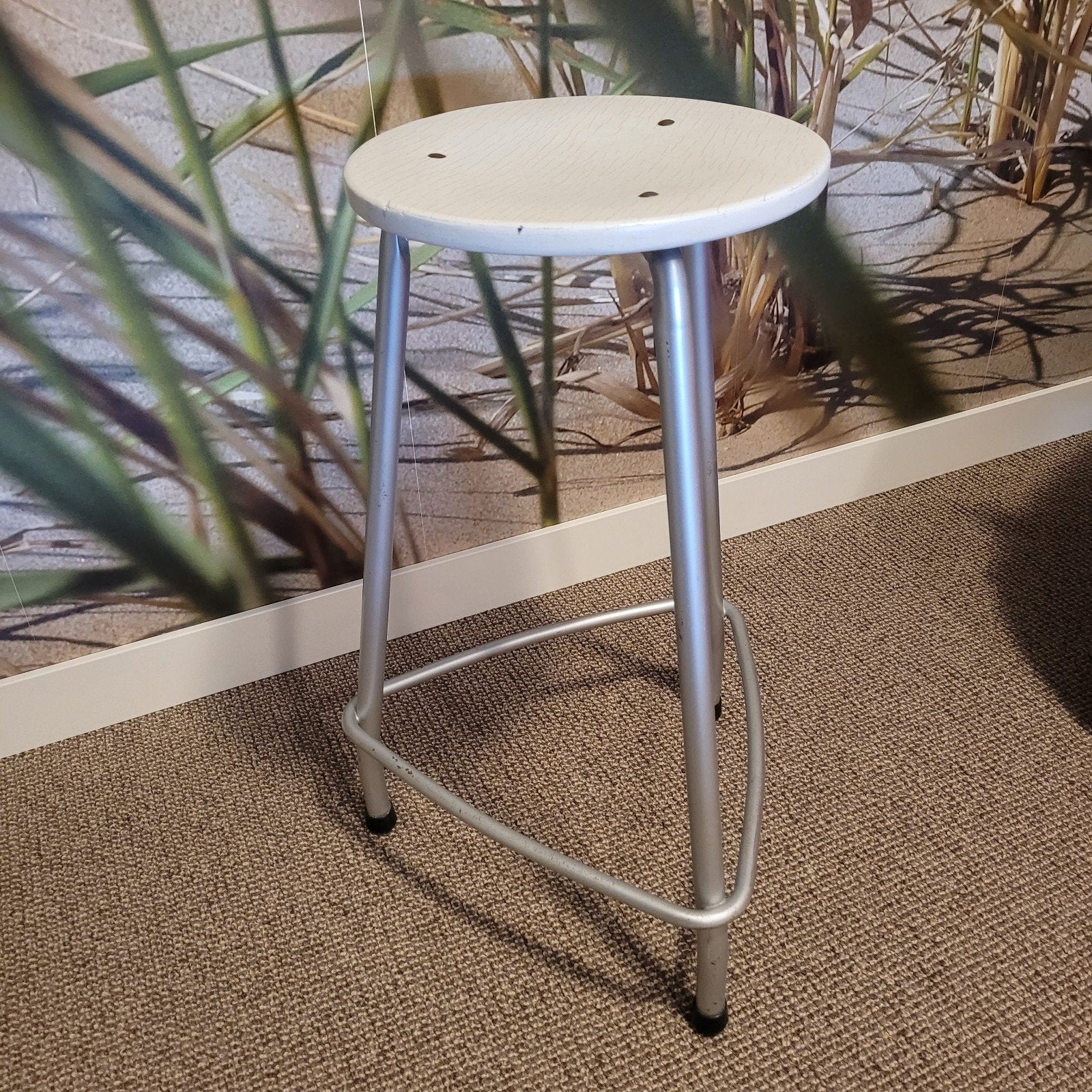 vintage stalen kruk merk Ahrend  ontwerp Friso Kramer, Ophalen