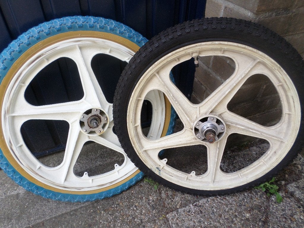 bmx old school wielen, Ophalen, Gebruikt, Staal, 20 tot 24 inch