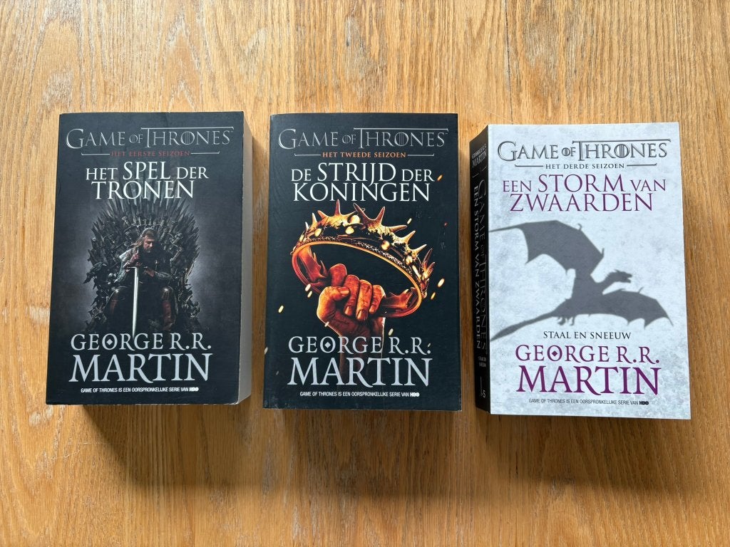 3 Game Of Thrones boeken Nederlands, Boeken, Ophalen, Gelezen