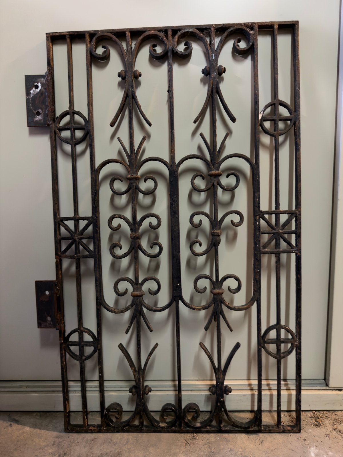 Smeedijzeren hekwerk / sier hek 58x96.5, Ophalen, Gebruikt, IJzer, Sierhekwerk