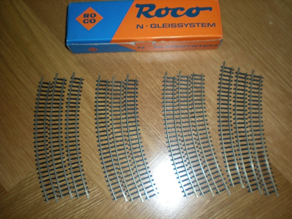 Roco gebogen rail R3, Gebruikt, Gelijkstroom, Rails, Ophalen of Verzenden
