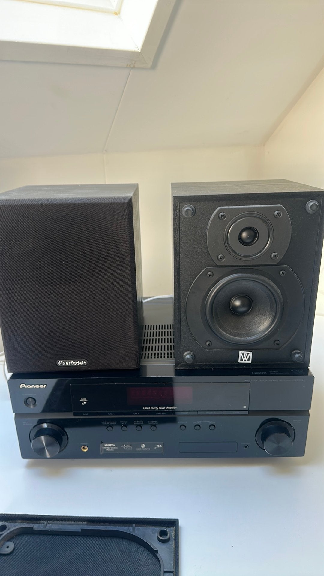 Pioneer VSX-519 versterker met 4 speakers. Moet weg!, Ophalen, Gebruikt, 60 tot 120 watt, Pioneer
