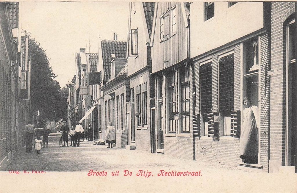 702-128-013 De Rijp Rechterstraat, Verzamelen, Verzenden, Voor 1920, Noord-Holland