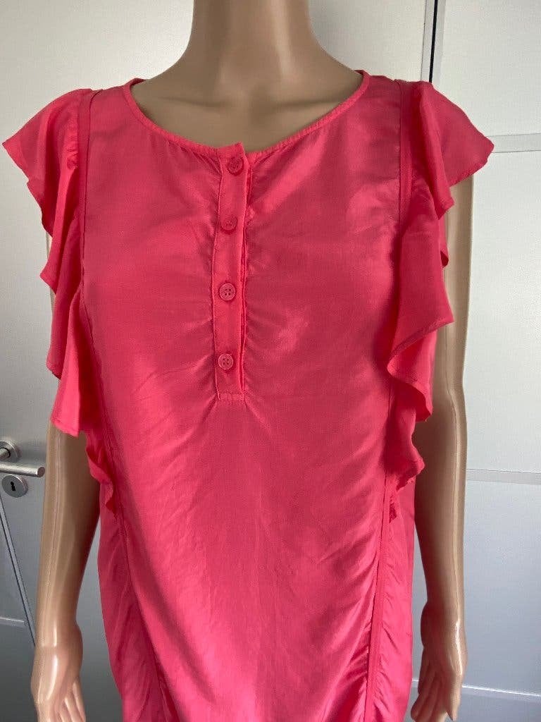 K235 Penny Black mt. 36/38=S/M jurk jurkje zijden/zijde roze, Ophalen of Verzenden, Zo goed als nieuw, Roze, Maat 36 (S)