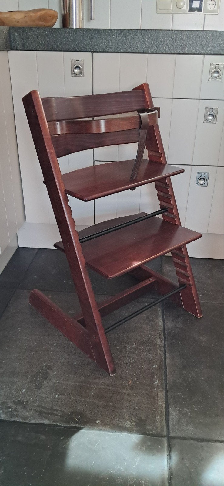 Stokke Tripp Trapp meegroeistoel, Ophalen, Gebruikt, Meegroeistoel, Gordel(s)