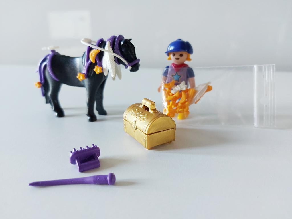 Playmobil 6970 Pony om te versieren Ster, Ophalen of Verzenden, Zo goed als nieuw, Complete set