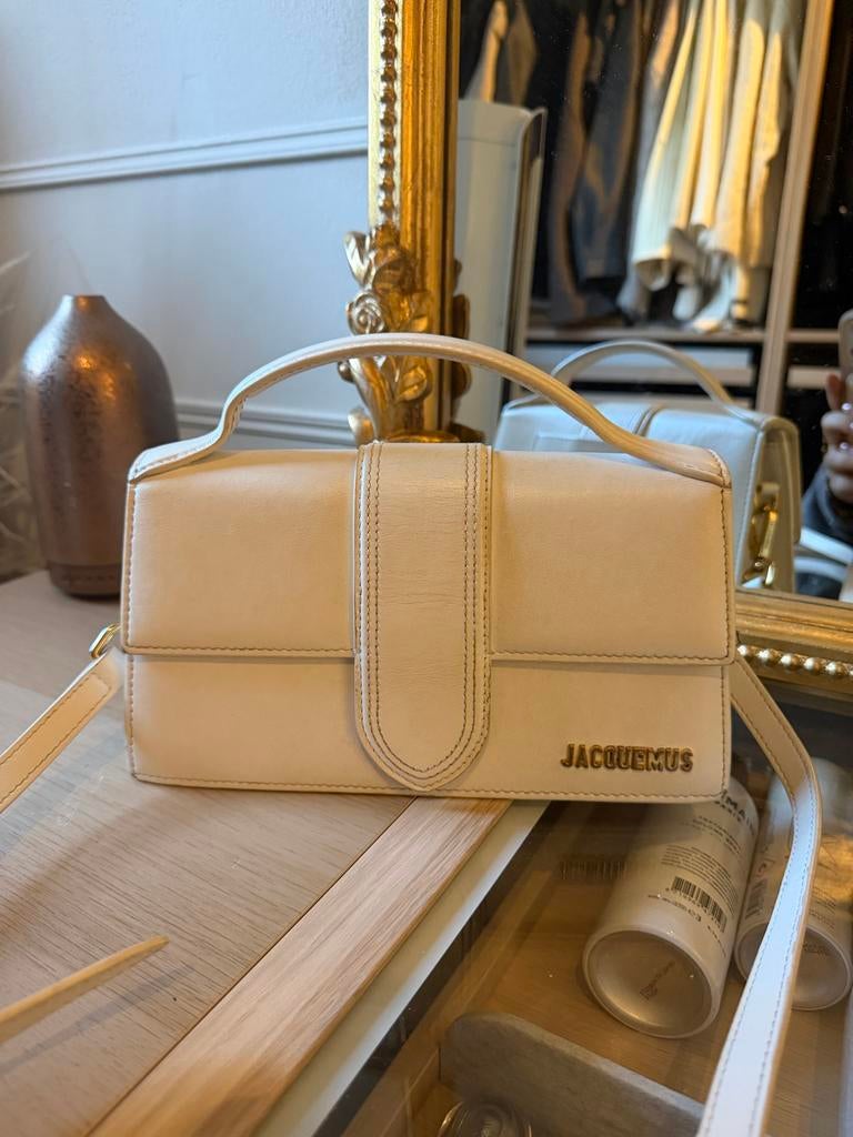 Jacquemus le grand bambino, Ophalen, Gebruikt, Wit, Handtas