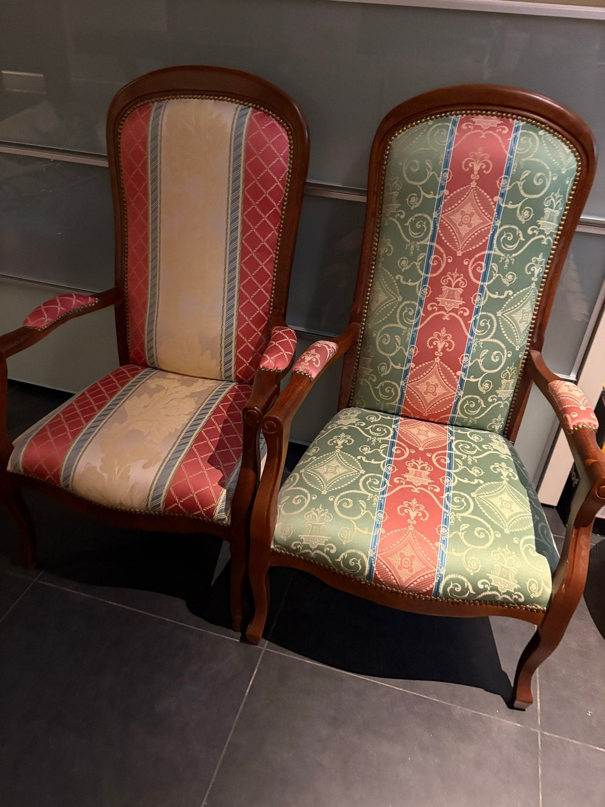 Set van 2 klassieke Voltaire stoelen, Antiek en Kunst, Ophalen