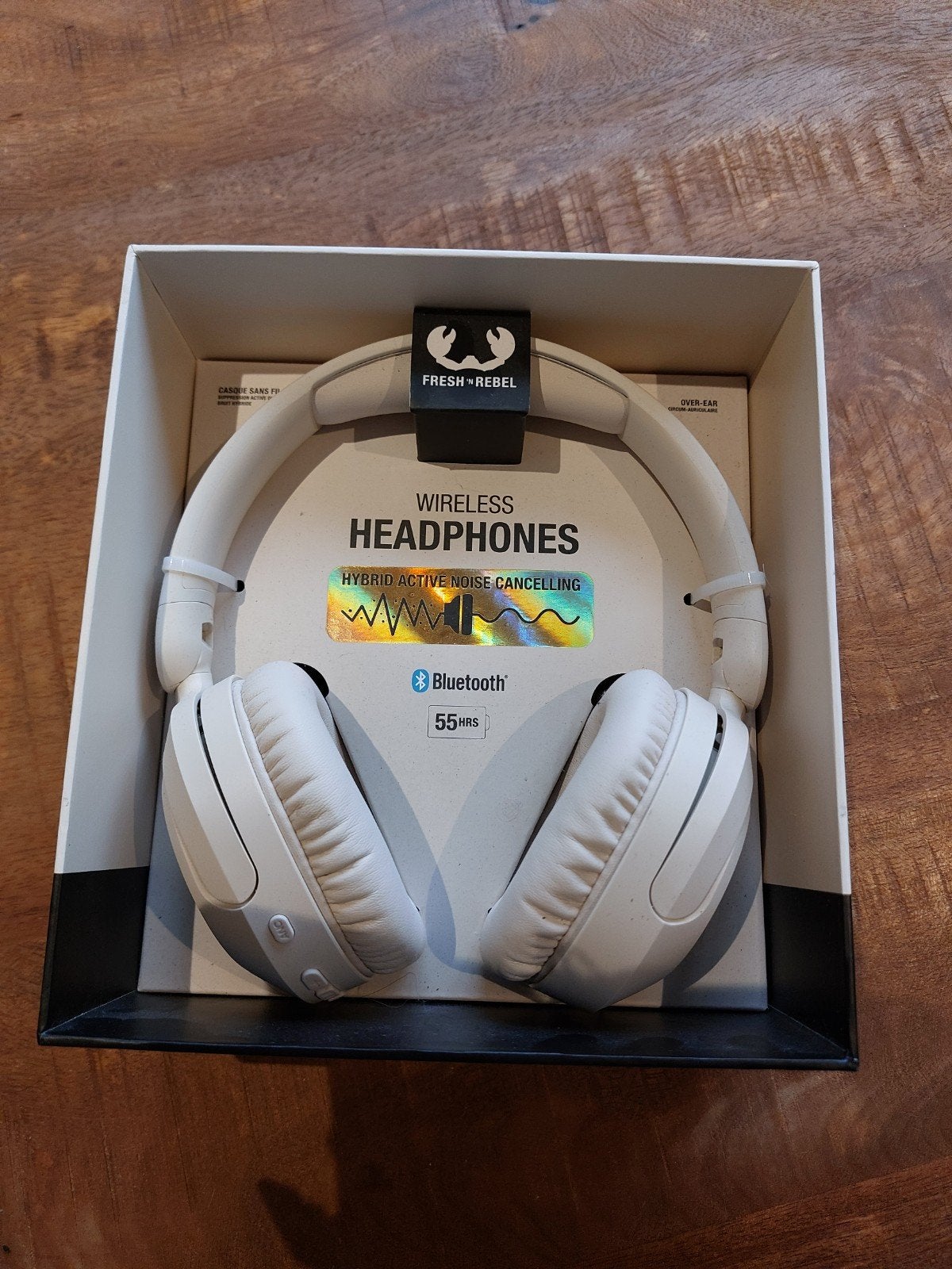 Fresh 'n Rebel Over-ear koptelefoon met ANC - Wit, Audio, Tv en Foto, Fresh 'n Rebel, Multipoint, Nieuw, Ophalen of Verzenden