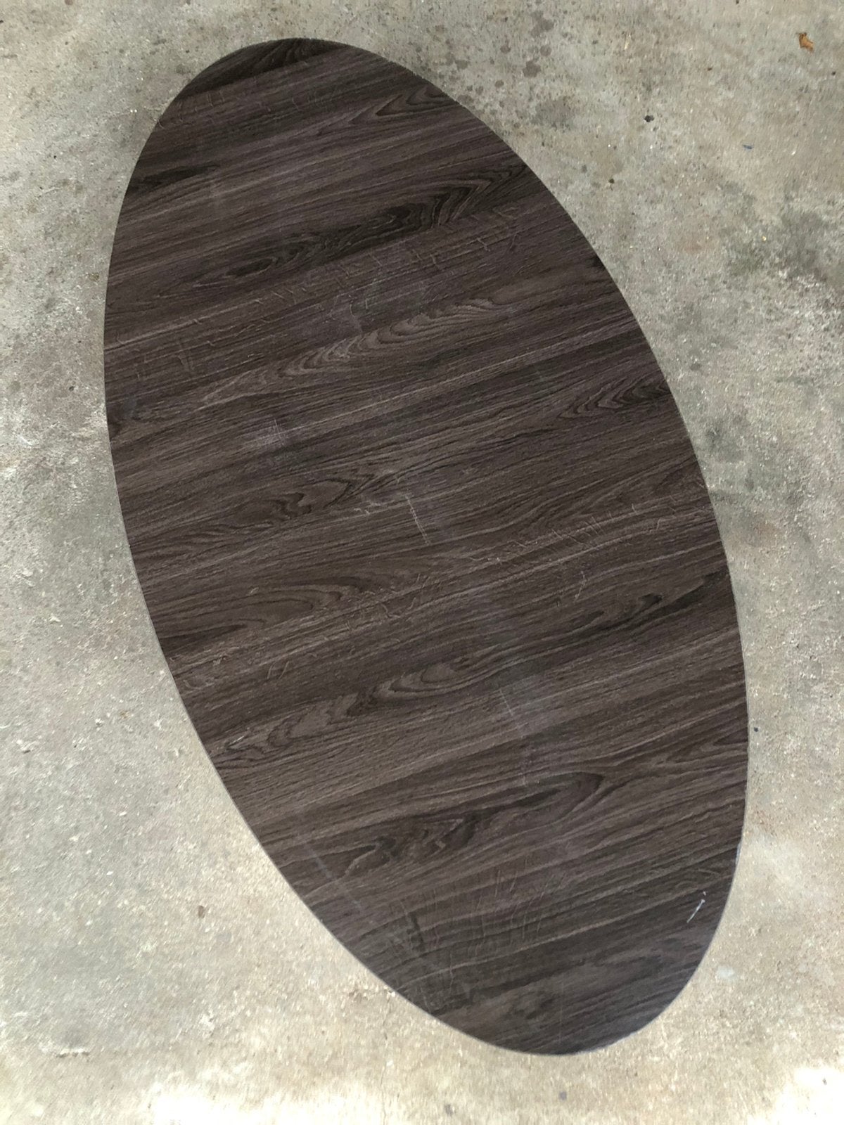 Kleine tafelbladen 120x60 cm, Ophalen, Zo goed als nieuw, 75 cm of meer, Ovaal