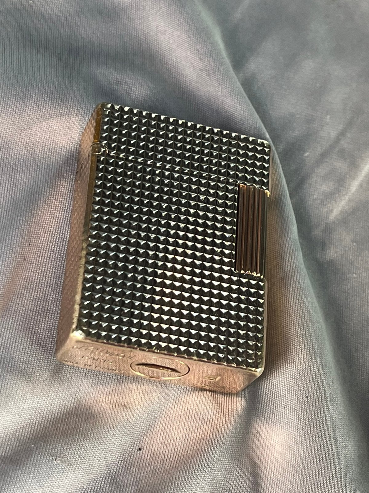 St. Dupont Ligne 1 BS aansteker klein model. Rosegoud double, Ophalen of Verzenden