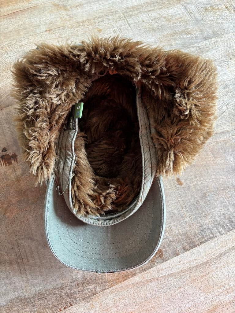 Warme Jeep pet/muts voor kinderen, Ophalen of Verzenden, Zo goed als nieuw, Jongetje of Meisje, Pet