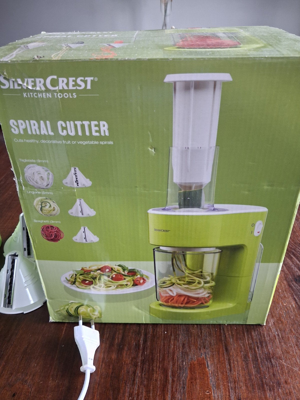 SilverCrest Spiraalsnijder keukenmachine, Minder dan 1 liter, Ophalen of Verzenden, Gebruikt, 1 snelheid