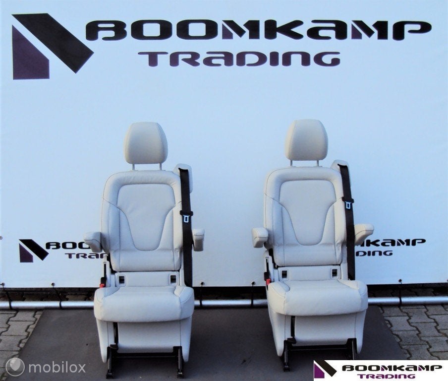 Mercedes-Benz V-klasse luxe klikstoelen / stoel wit leder