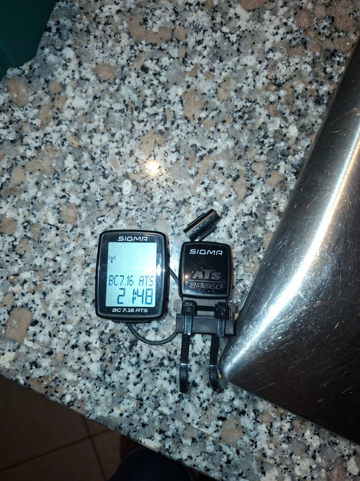 Sigma fiets computer, Ophalen of Verzenden, Draadloos, Gebruikt