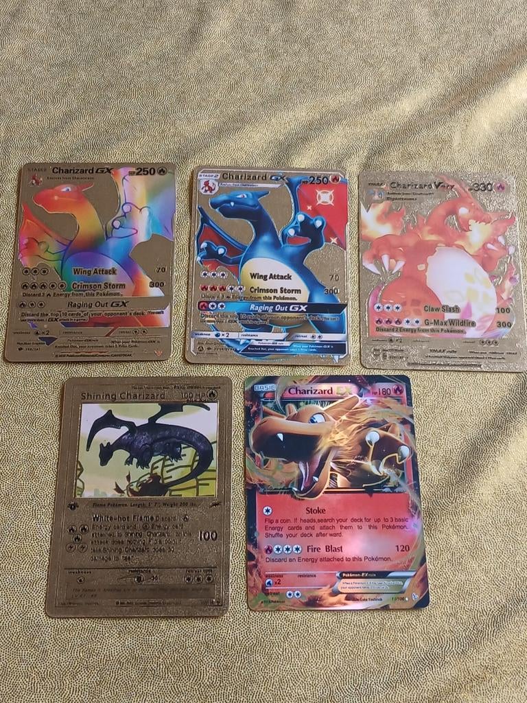 Charizard kaarten, Ophalen of Verzenden