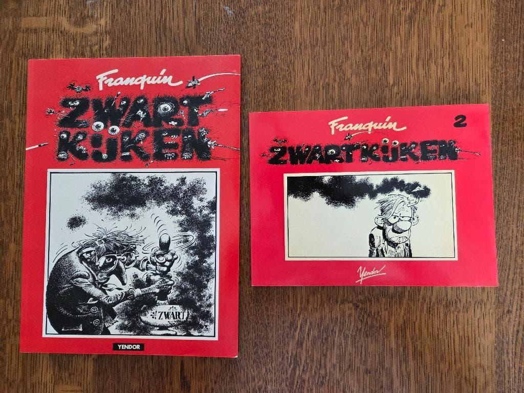 Zwartkijken, + oblong album- André Franquin, Ophalen of Verzenden, Zo goed als nieuw, André Franquin, Meerdere stripboeken