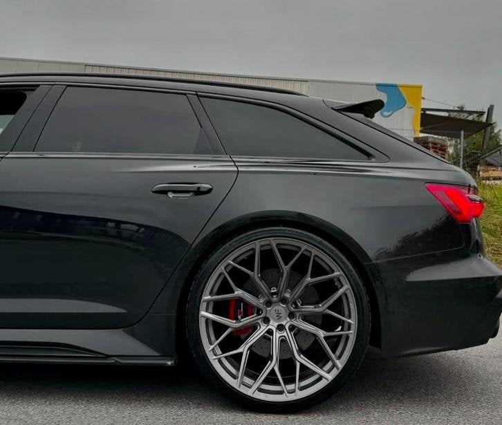 Set 23 inch Concave 5x112 velgen Audi RS6 C8 + Continental, Auto-onderdelen, Banden en Velgen, Niet ingevuld, Velg(en), Niet ingevuld