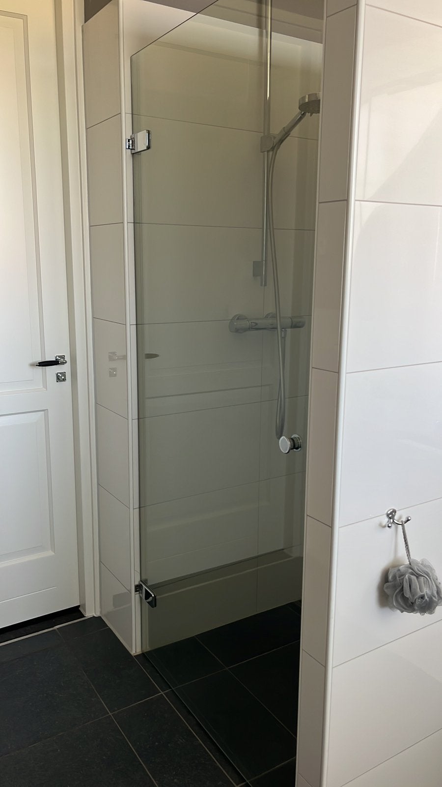 Glazen douchedeuren (2 stuks) - Diverse afmetingen, Doe-het-zelf en Verbouw, Sanitair, Ophalen, Zo goed als nieuw, Glas, Douche