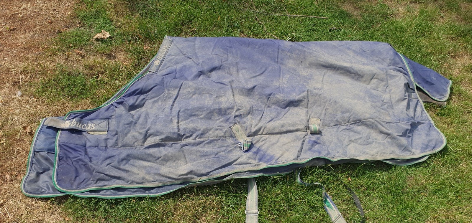 Bucas Smartex Big Neck 205, Ophalen, Zo goed als nieuw, Blauw, Deken