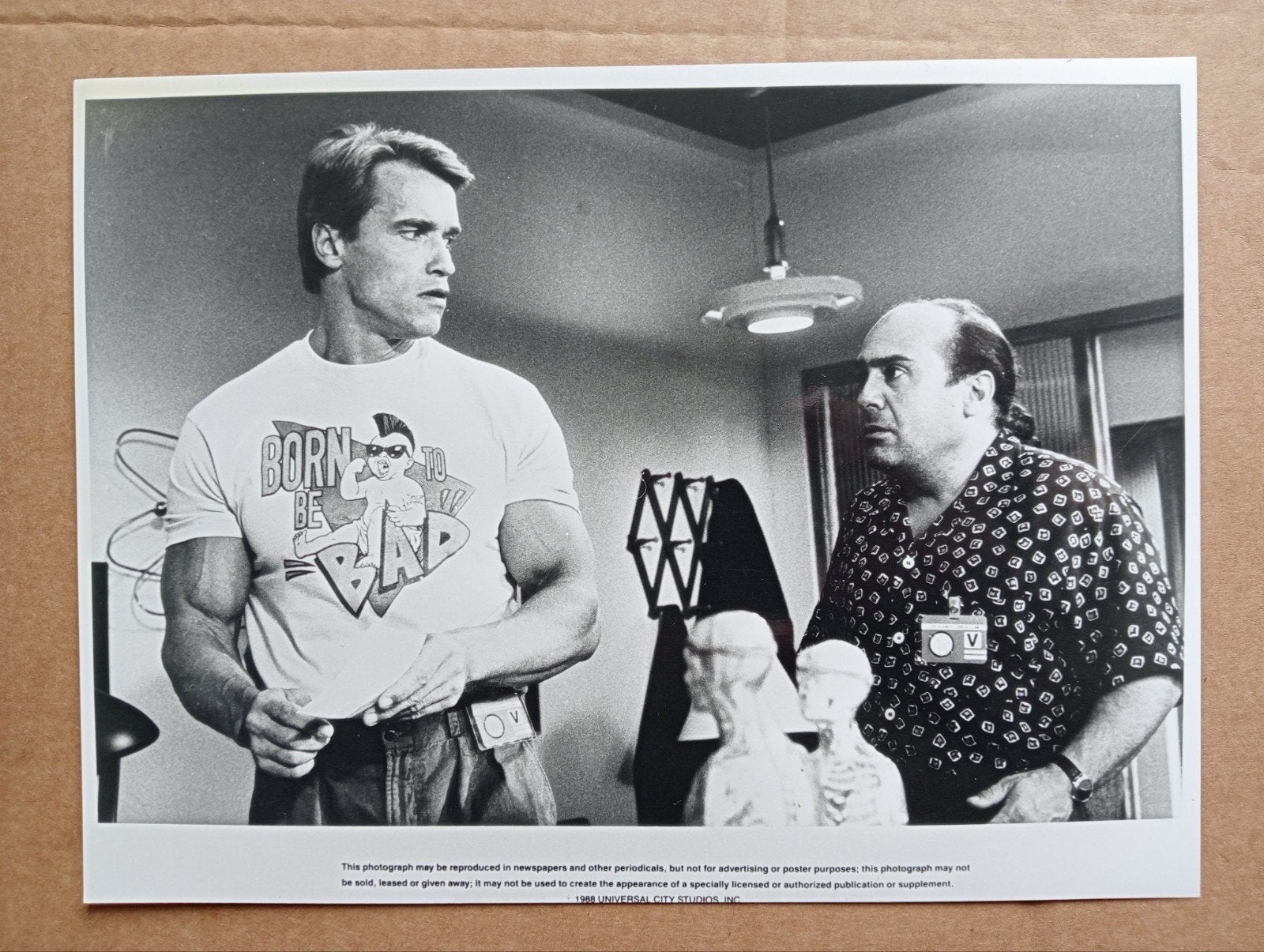 Arnold Schwarzenegger Danny DeVito Filmfoto, Gebruikt, 1980 tot heden, Foto, Ophalen of Verzenden