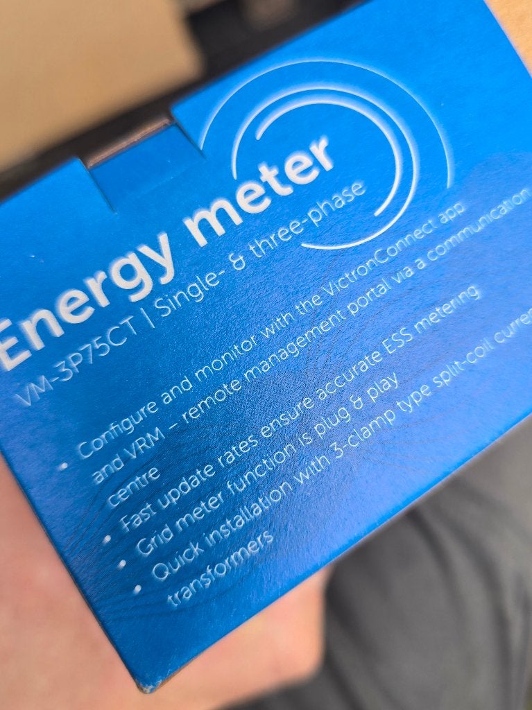 VICTRON ENERGY METER VM-3P75CT NIUEW, Caravans en Kamperen, Ophalen of Verzenden, Nieuw