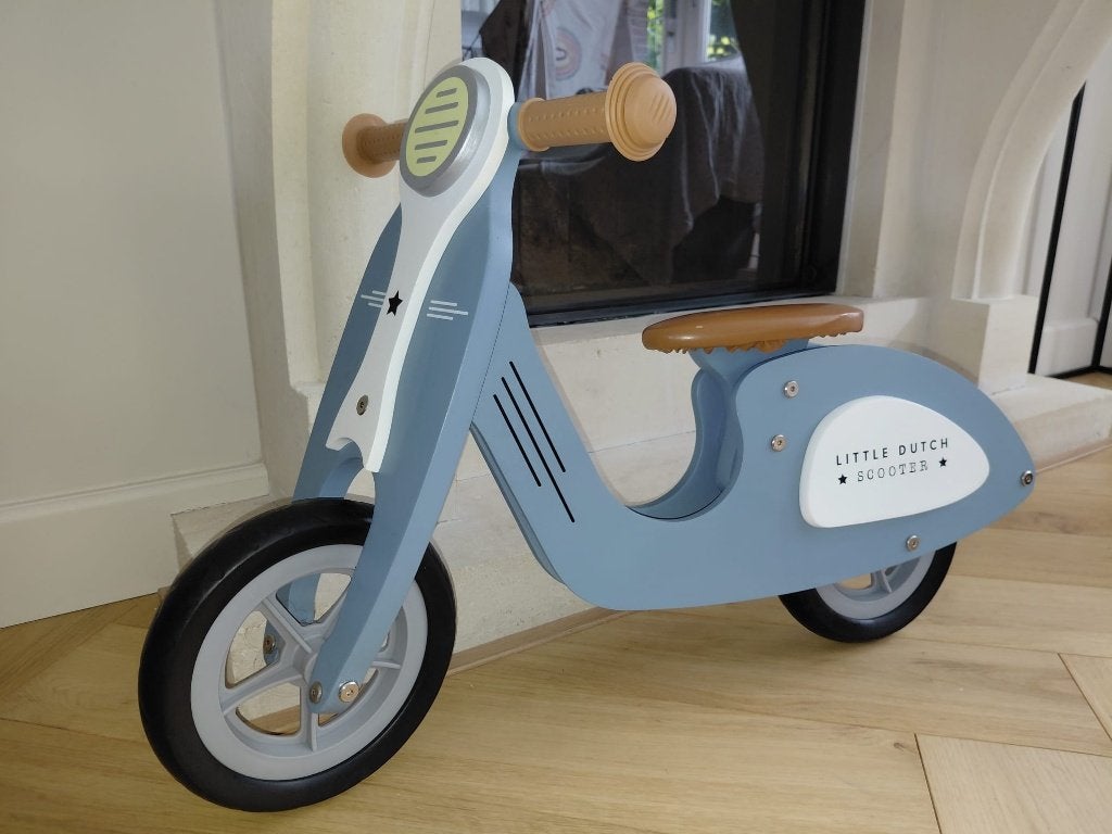Little Dutch loopfiets blauw, Kinderen en Baby's, Speelgoed | Buiten | Los speelgoed, Ophalen, Zo goed als nieuw