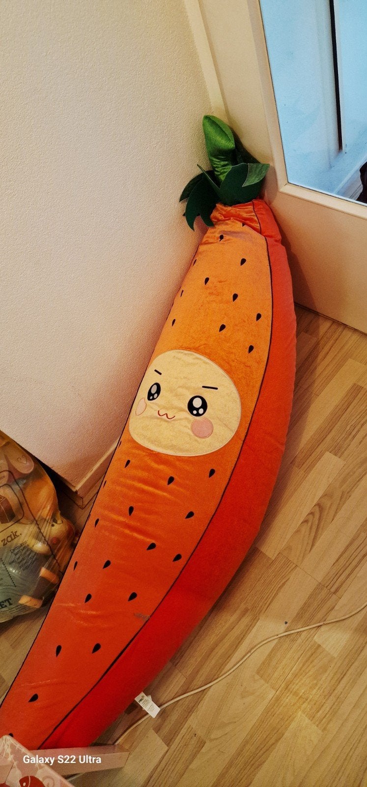 Grote Aardbei Banaan Knuffel Kussen - Zacht en Speels, Ophalen of Verzenden