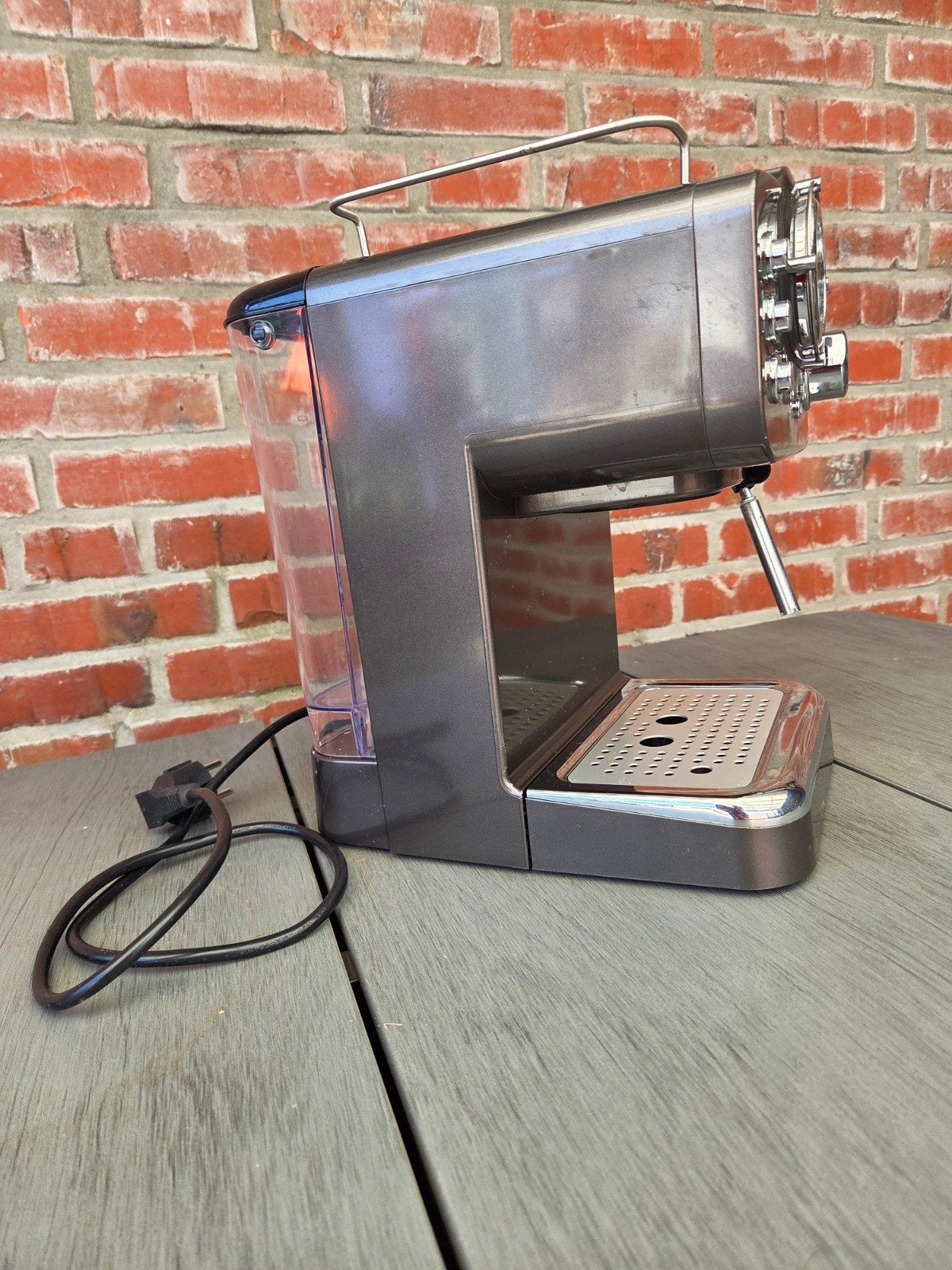 Quigg esspresso apparaat, Ophalen, Gebruikt, Koffiemachine, Afneembaar waterreservoir