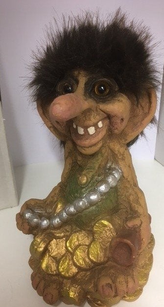 NyForm Trollen uit Noorwegen Troll with Gold (nieuw), Verzenden, Nieuw, Fantasy