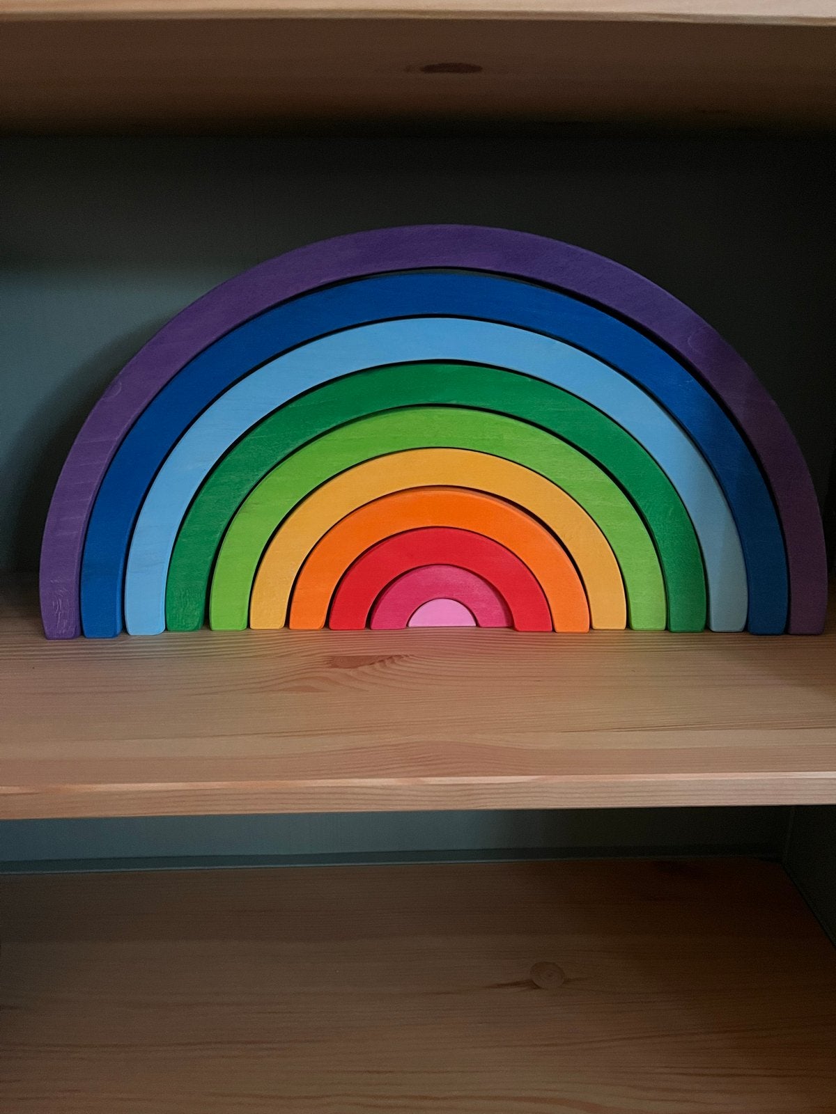 Bauspiel Houten Regenboog Stapeltoren - Nieuw, Ophalen, Nieuw, Overige typen
